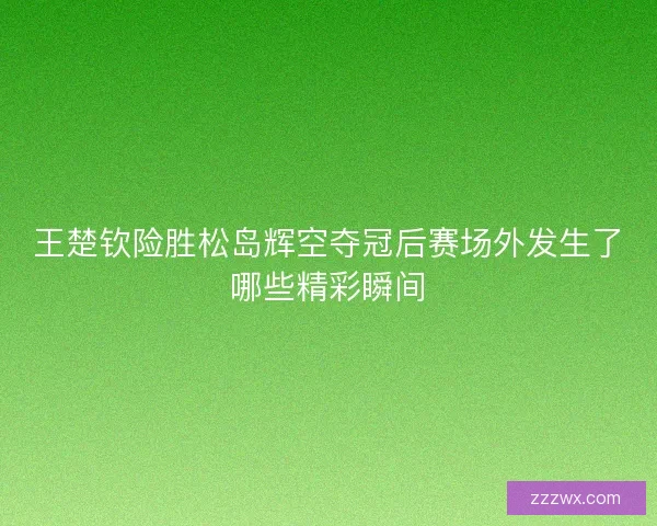 王楚钦险胜松岛辉空夺冠后赛场外发生了哪些精彩瞬间